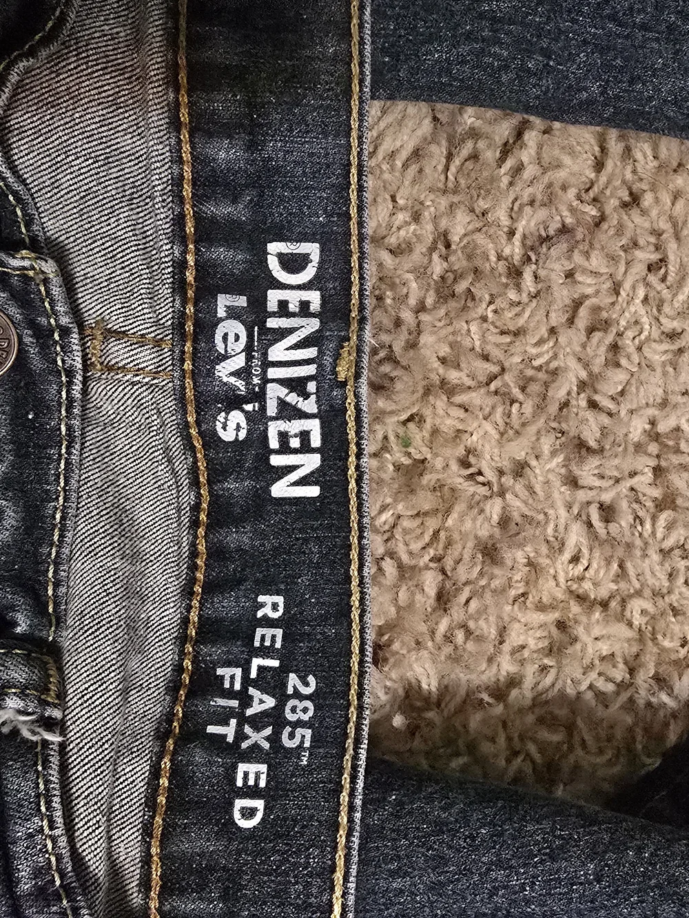 Denizen from Levi's Men's Dark Blue Straight Jeans
